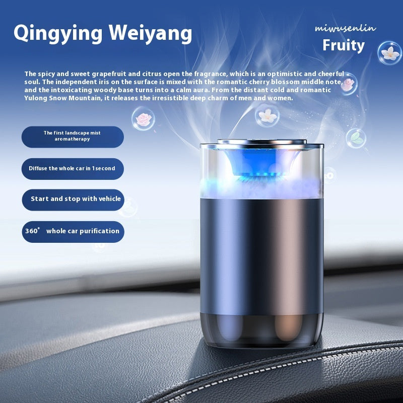 Auto Aromatherapie Diffuser – Cloud Mist Lufterfrischer für Fahrzeuge | Premium Duftspender