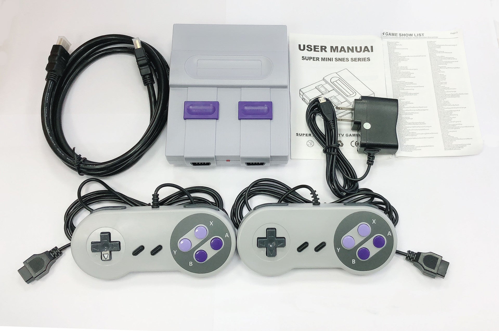 Retro Mini Spielekonsole – Klassische TV-Game-Konsole mit 2 Controllern | Nostalgie pur