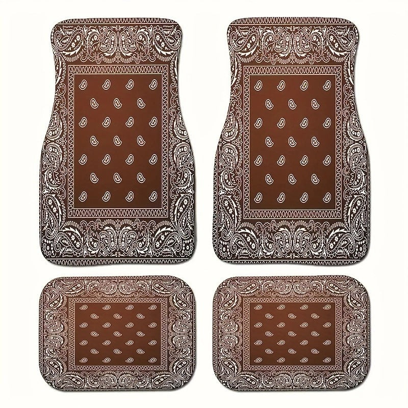 Bohemian Retro Auto-Fußmatten Set