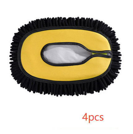 Auto-Waschmopp Ersatzbürste – Ultraweiche Chenille für krätzerfreie Reinigung