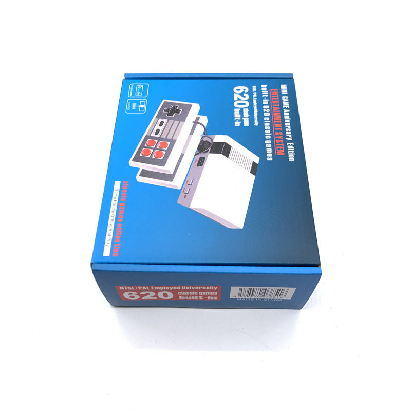 Retro NES Mini Konsole – 8-Bit Klassiker mit 620 Spielen, 2 Controllern & AV-Anschluss | Nostalgie pur