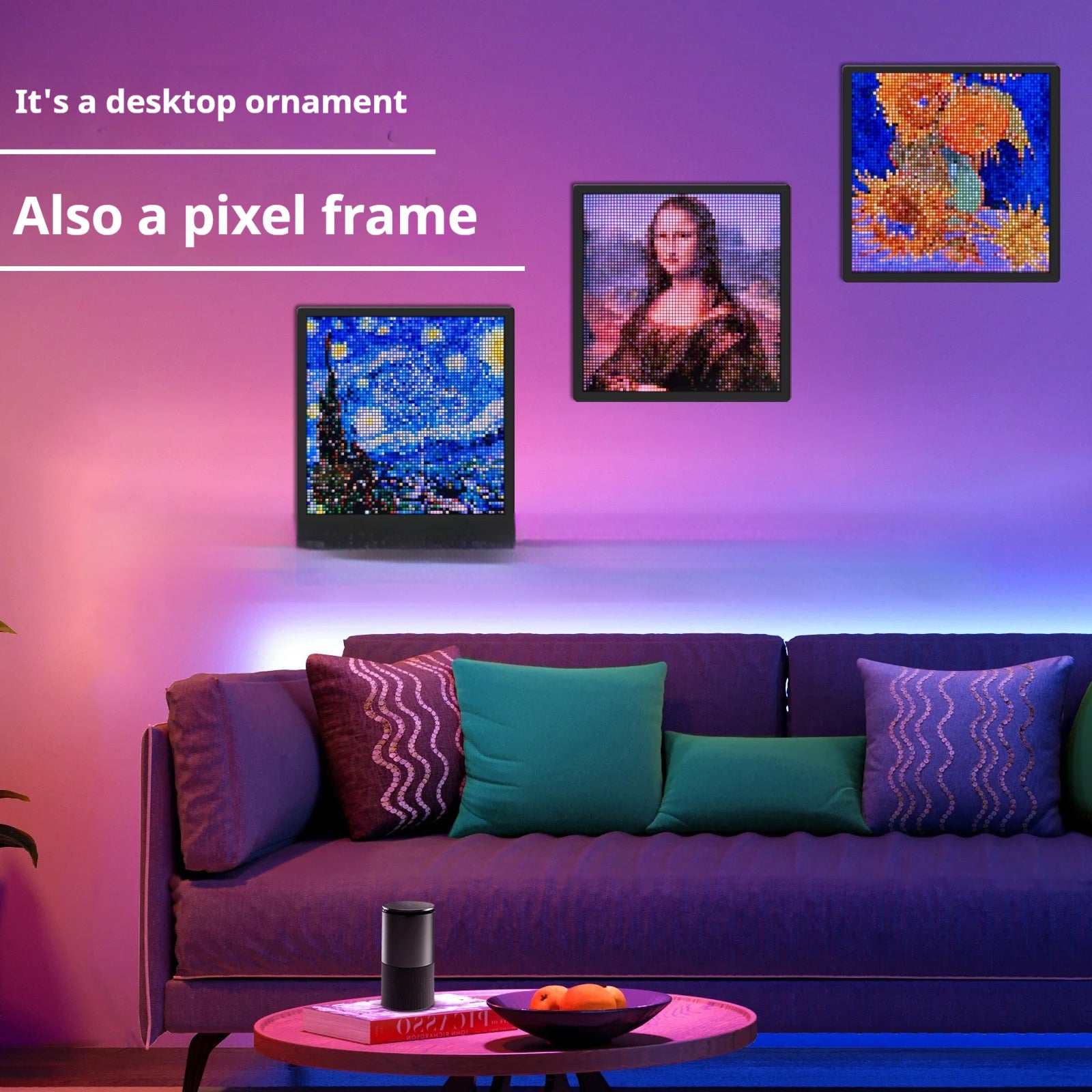 Bluetooth Pixel LED Display – DIY Pixel Screen mit App & Atmosphären-Licht