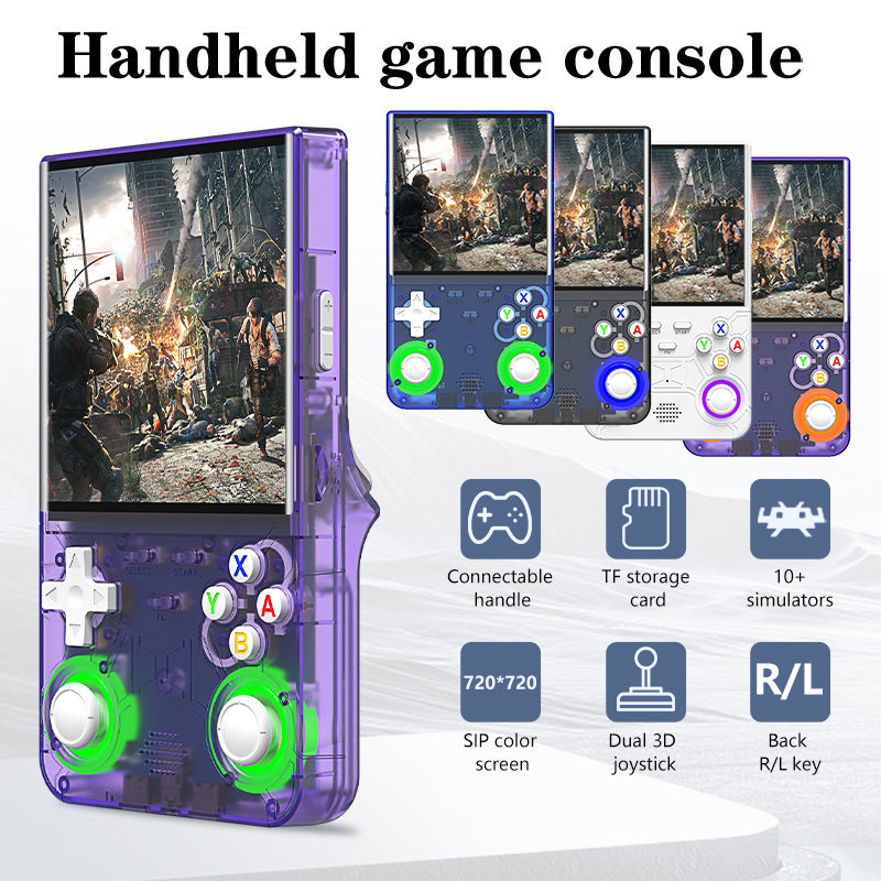 Retro Handheld Konsole 4 Zoll HD – Mobile Arcade mit Dual-Joystick & Nostalgie-Games