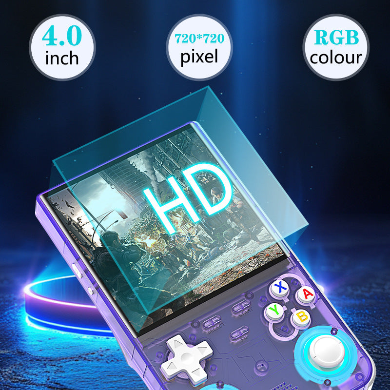 Retro Handheld Konsole 4 Zoll HD – Mobile Arcade mit Dual-Joystick & Nostalgie-Games