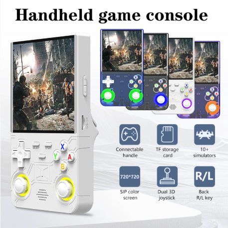 Retro Handheld Konsole 4 Zoll HD – Mobile Arcade mit Dual-Joystick & Nostalgie-Games