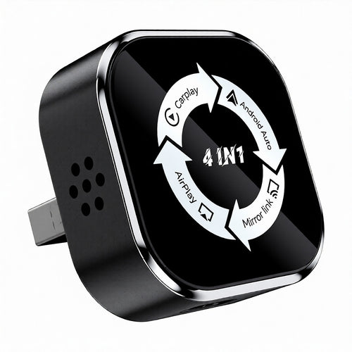 4-in-1 CarPlay & Android Auto Mirror Adapter (Inklusive USB C Adapter)